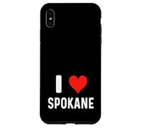 I Love Spokane Washington - Corazón - Recuerdo de Vacaciones de Viaje Carcasa para iPhone XS MAX