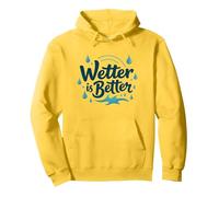 I Love Squirter: Wetter Is Better Humorous Adulto Gráfico Sudadera con Capucha, Unisex para Adultos, Limón, M