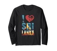 I Love Sri Lanka Beach Sri Lanka Manga Larga