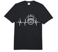 I Love St. Patrick's Day Heartbeat Comfort Colors Adult Heavyweight T-Shirt
