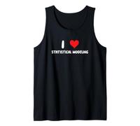 I Love Statistical Modeling - Estadísticas Matemáticas Finanzas Acciones Camiseta sin Mangas
