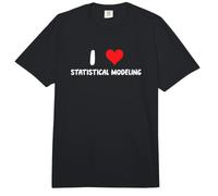 I Love Statistical Modeling - Estadísticas Matemáticas Finanzas Acciones Comfort Colors Adult Heavyweight T-Shirt