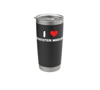 I Love Statistical Modeling - Estadísticas Matemáticas Finanzas Acciones Vaso térmico de acero inoxidable de doble pared