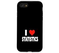 I Love Statistics - Corazón Lindo Divertido matemático matemático Carcasa para iPhone SE (2020) / 7/8