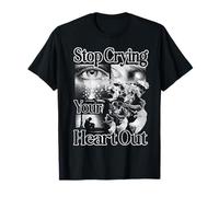 I Love Stop Crying Your Heart Out Nombre Familiar Oasis Tee Meme Camiseta