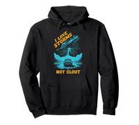 I Love Storms Not Clout Weather Spotters y fanáticos de la Ciencia Sudadera con Capucha
