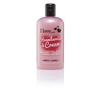 I Love... Strawberries & Cream Bubble Bath And Shower Creme 500ml by I Love Cosmetics