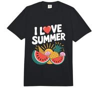 I Love Summer Sandía Helado Sun Comfort Colors Adult Heavyweight T-Shirt