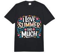 I Love Summer This Much Playa Sunshine Vibes - Comfort Colors Adult Heavyweight T-Shirt