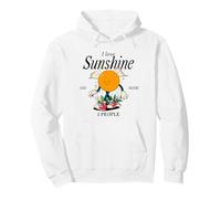 I Love Sunshine & Maybe 3 People (Declaración Divertida) Sudadera con Capucha