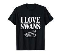 I Love Swans Cute Swan Lover para entusiastas de Las Aves Camiseta