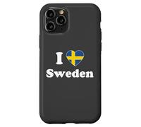 I Love Sweden I Heart Sweden Swedish Carcasa para iPhone 11 Pro