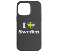 I Love Sweden I Heart Sweden Swedish Carcasa para iPhone 14 Pro MAX