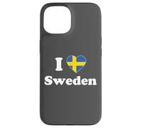 I Love Sweden I Heart Sweden Swedish Carcasa para iPhone 15