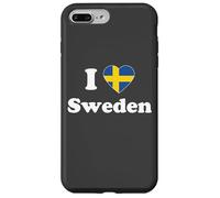 I Love Sweden I Heart Sweden Swedish Carcasa para iPhone 7 Plus/8 Plus