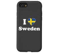 I Love Sweden I Heart Sweden Swedish Carcasa para iPhone SE (2020) / 7/8