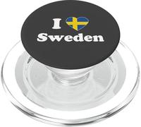 I Love Sweden I Heart Sweden Swedish PopSockets PopGrip para MagSafe