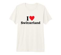 I Love Switzerland Camiseta Premium
