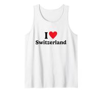 I Love Switzerland Camiseta sin Mangas