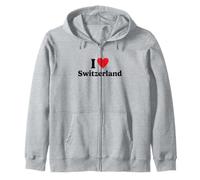 I Love Switzerland Sudadera con Capucha