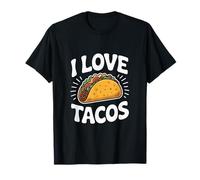 I Love Tacos Fun Tema de comida mexicana Camiseta