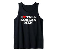 I Love Tall Korean Men Camiseta sin Mangas