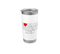 I Love Tall Korean Men Vaso térmico de acero inoxidable de doble pared