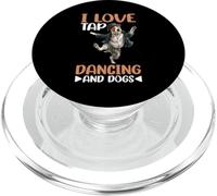 I Love Tap Dancing and Dogs Dueño de Mascota de Animales - PopSockets PopGrip para MagSafe