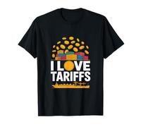 I Love Tariffs Comercio Humor Envío Camiseta