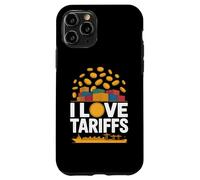I Love Tariffs Comercio Humor Envío Carcasa para iPhone 11 Pro