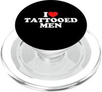 I Love Tattooed Men PopSockets PopGrip para MagSafe