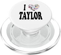 I Love Taylor Nombre Taylor PopSockets PopGrip para MagSafe