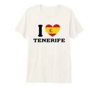 I Love Tenerife España - Bandera Española Camiseta Premium