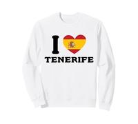 I Love Tenerife España - Bandera Española Sudadera