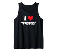 I Love Territory - Land Strategy Strategic Board Games Gamer Camiseta sin Mangas