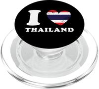 I Love Thailand - Bandera de corazón Tailandia PopSockets PopGrip para MagSafe