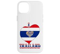 I Love Thailand Proud Thai Pride Tailandia Bandera Corazón Gráfico Carcasa para iPhone 14 Plus