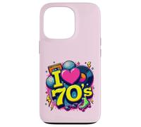 I Love The 70s Retro Cassette Roller Vinyl Disco Party 70s Carcasa para iPhone 13 Pro