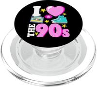 I Love The 90s Cool Retro 90s Party Disco PopSockets PopGrip para MagSafe