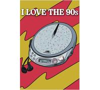 I Love the 90s Notebook: Discman | Hand-Drawn Retro Nostalgia Journal Gift: Lined Notebook for 90s Kids, Retro Lovers & Nostalgia Fans