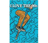 I Love the 90s Notebook: Pogo Stick | Hand-Drawn Retro Nostalgia Journal Gift: Lined Notebook for 90s Kids, Retro Lovers & Nostalgia Fans