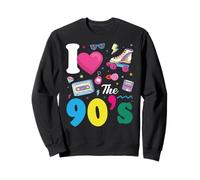 I Love The 90s Slogan 90s-Themed Party Costume for Women Sudadera