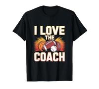 I Love The Coach - Diseño para entusiastas de los Deportes Camiseta gráfica económica