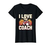 I Love The Coach - Diseño para entusiastas de los Deportes Camiseta gráfica económica