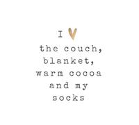 I Love The Couch, Blanket, Warm Cocoa And My Socks: GET YOUR NEW INSPIRATIONAL JOURNAL - NOTEBOOK - DIARY FOR MEN, WOMEN & TEENAGE GIRLS OR BOY TODAY!