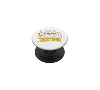 I Love The Last Day of State Testing Funny Teachers Test Day PopSockets PopGrip Adhesivo