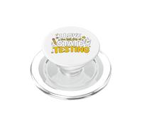 I Love The Last Day of State Testing Funny Teachers Test Day PopSockets PopGrip para MagSafe