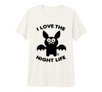 I Love The Night Life Funny Bat Camiseta Premium