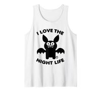 I Love The Night Life Funny Bat Camiseta sin Mangas