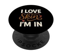 I Love The Skin I'm IN Afirmación Amor Propio Diversidad PopSockets PopGrip Adhesivo